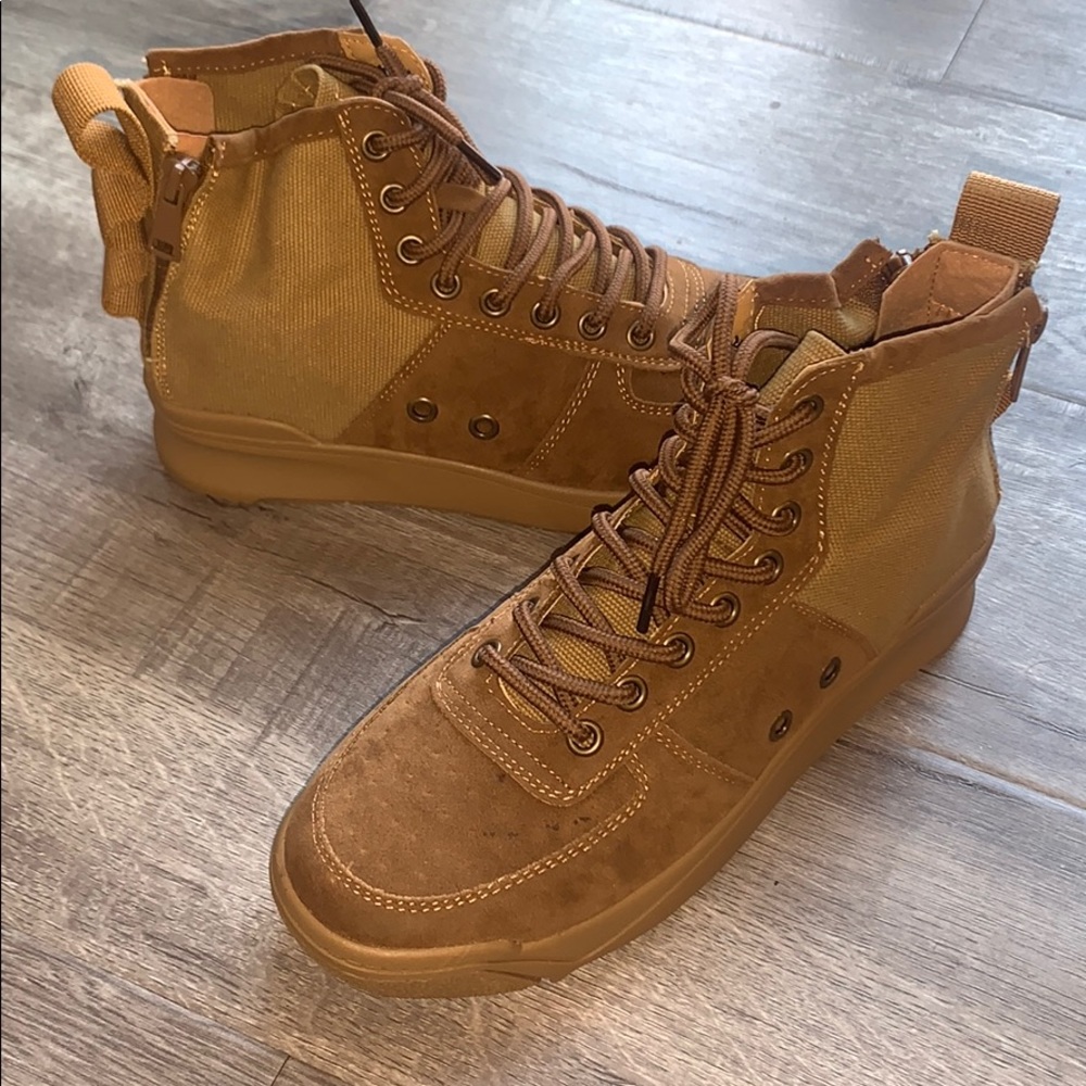Hi-Top Sneaker Boots